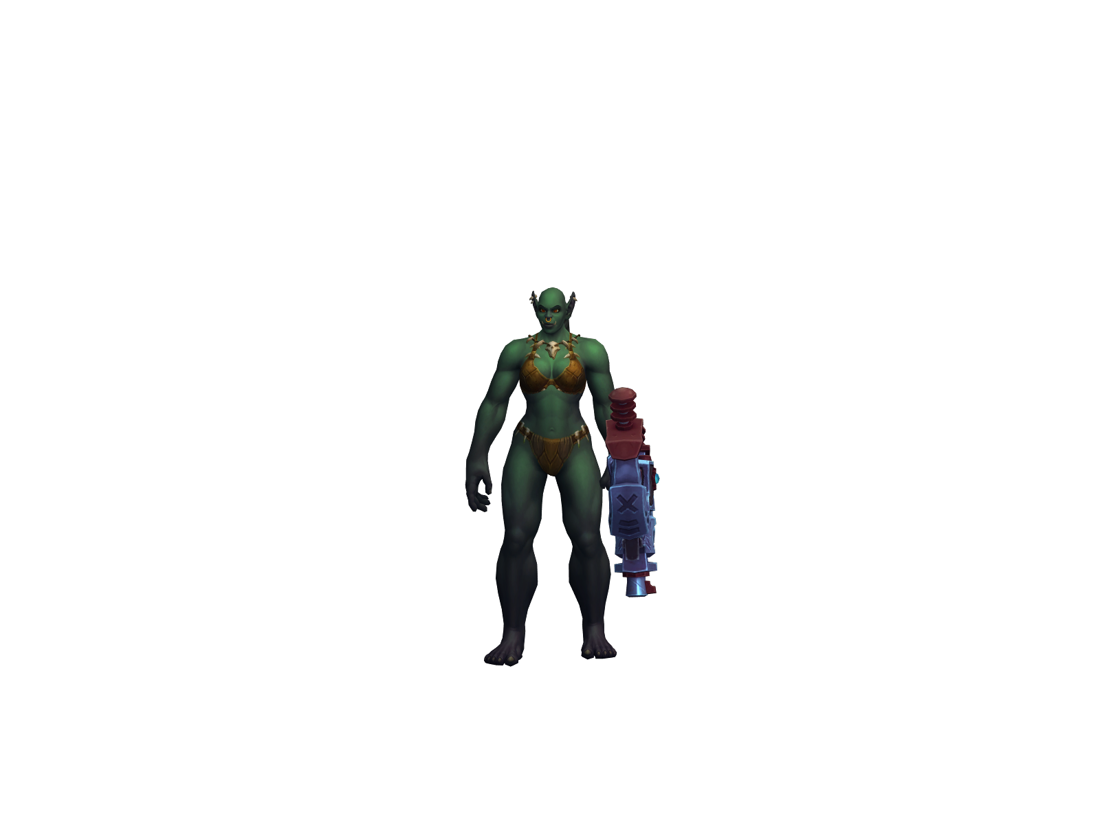 Tamingpusi 3D character render