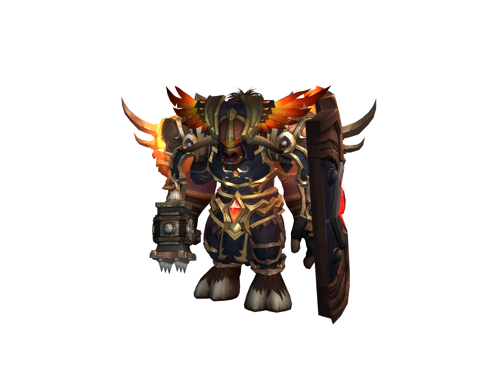 Sloppybull 3D character render