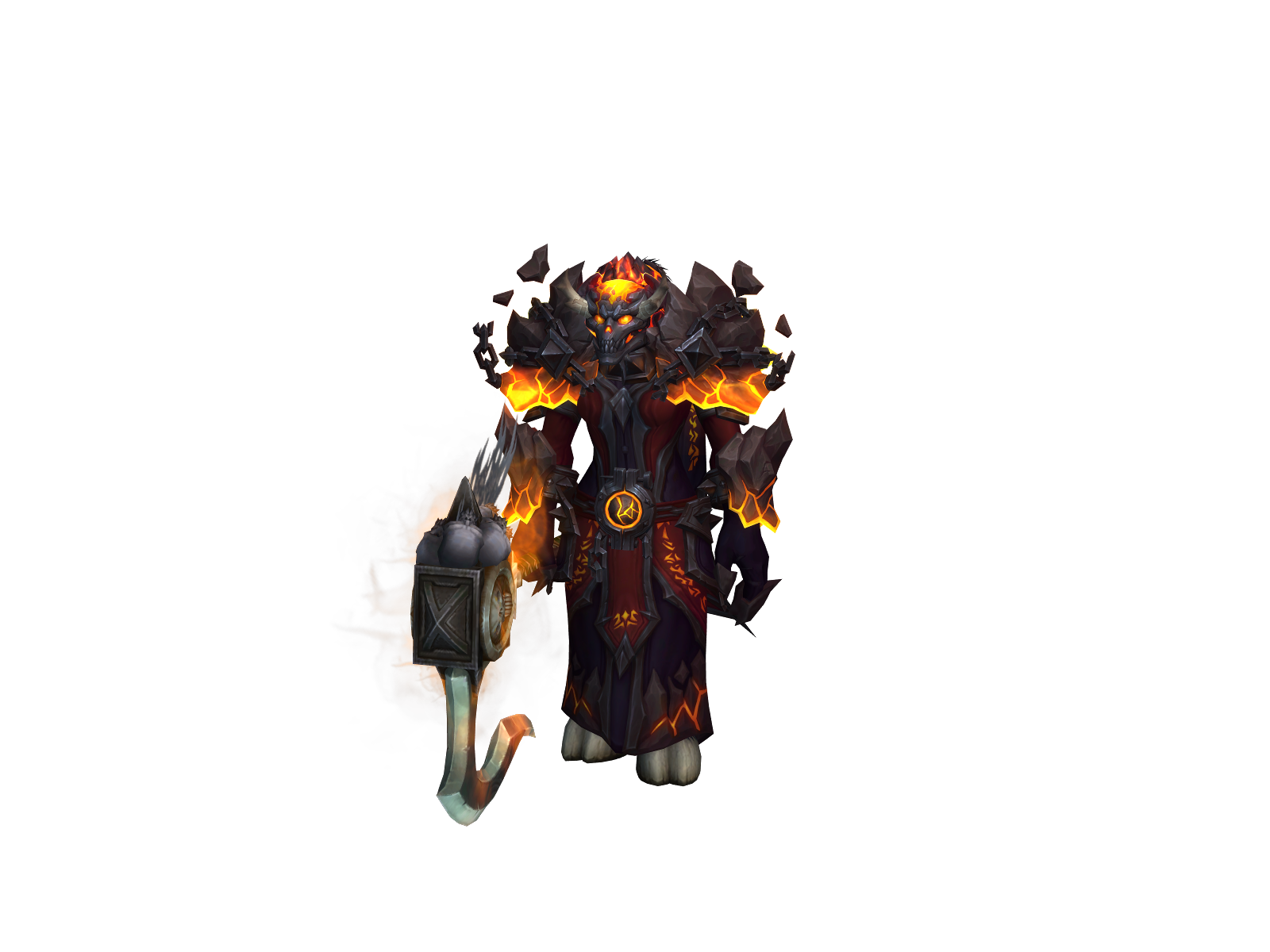 Warlockgawd 3D character render