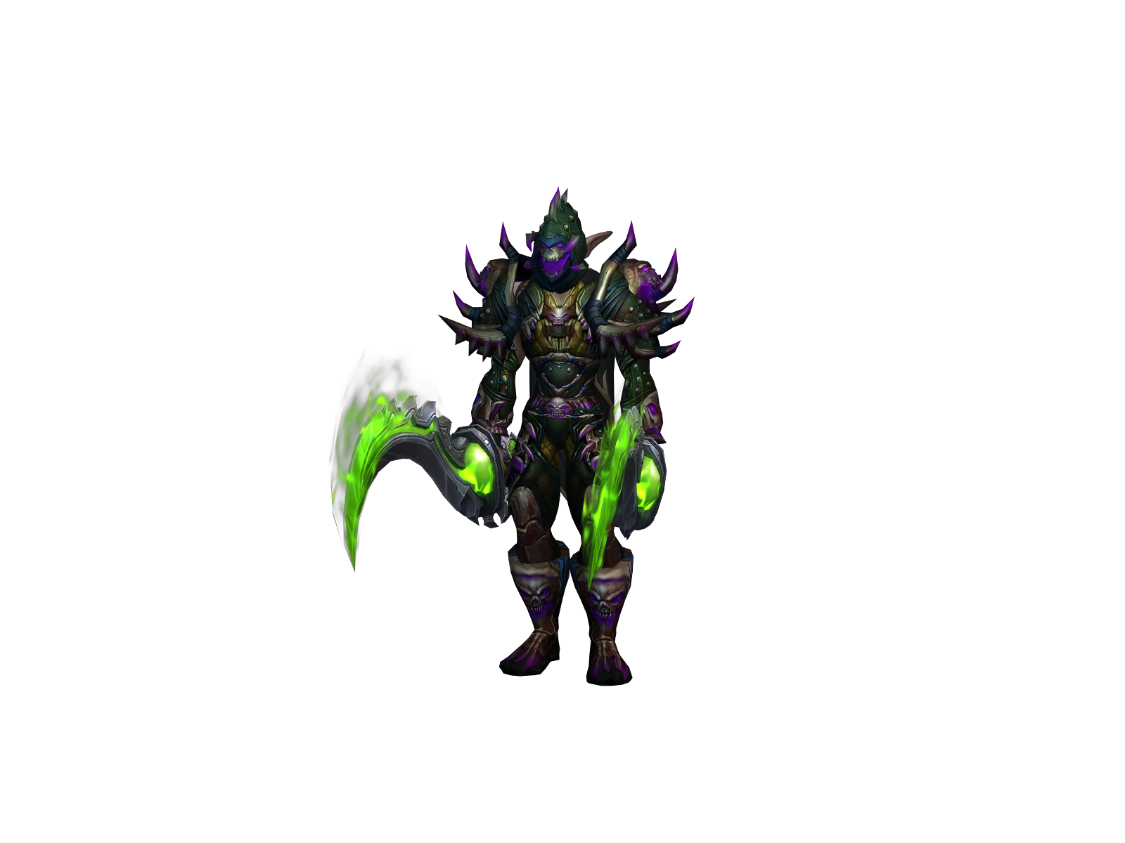 Searing 3D character render
