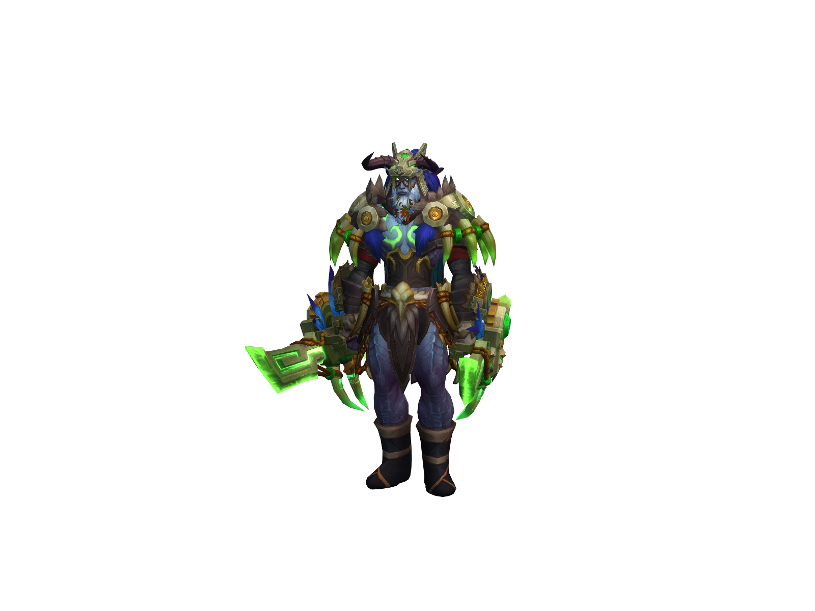 Rerollagain 3D character render