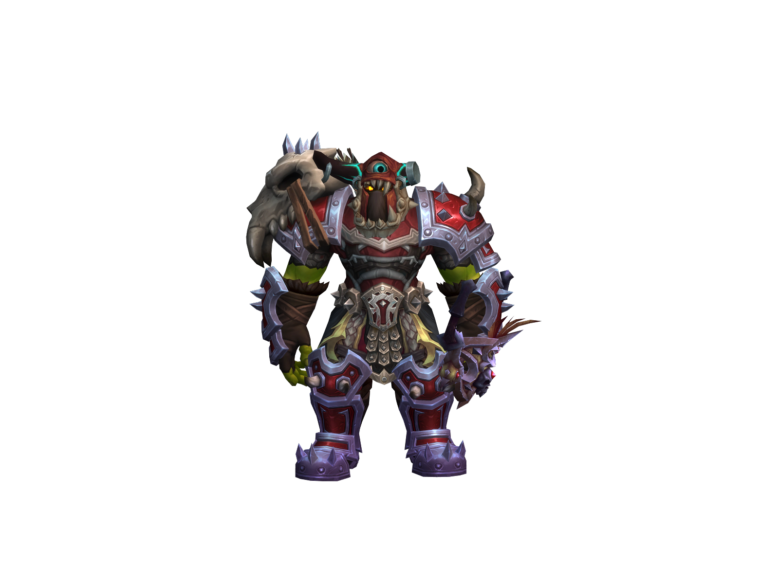 Khaldum 3D character render