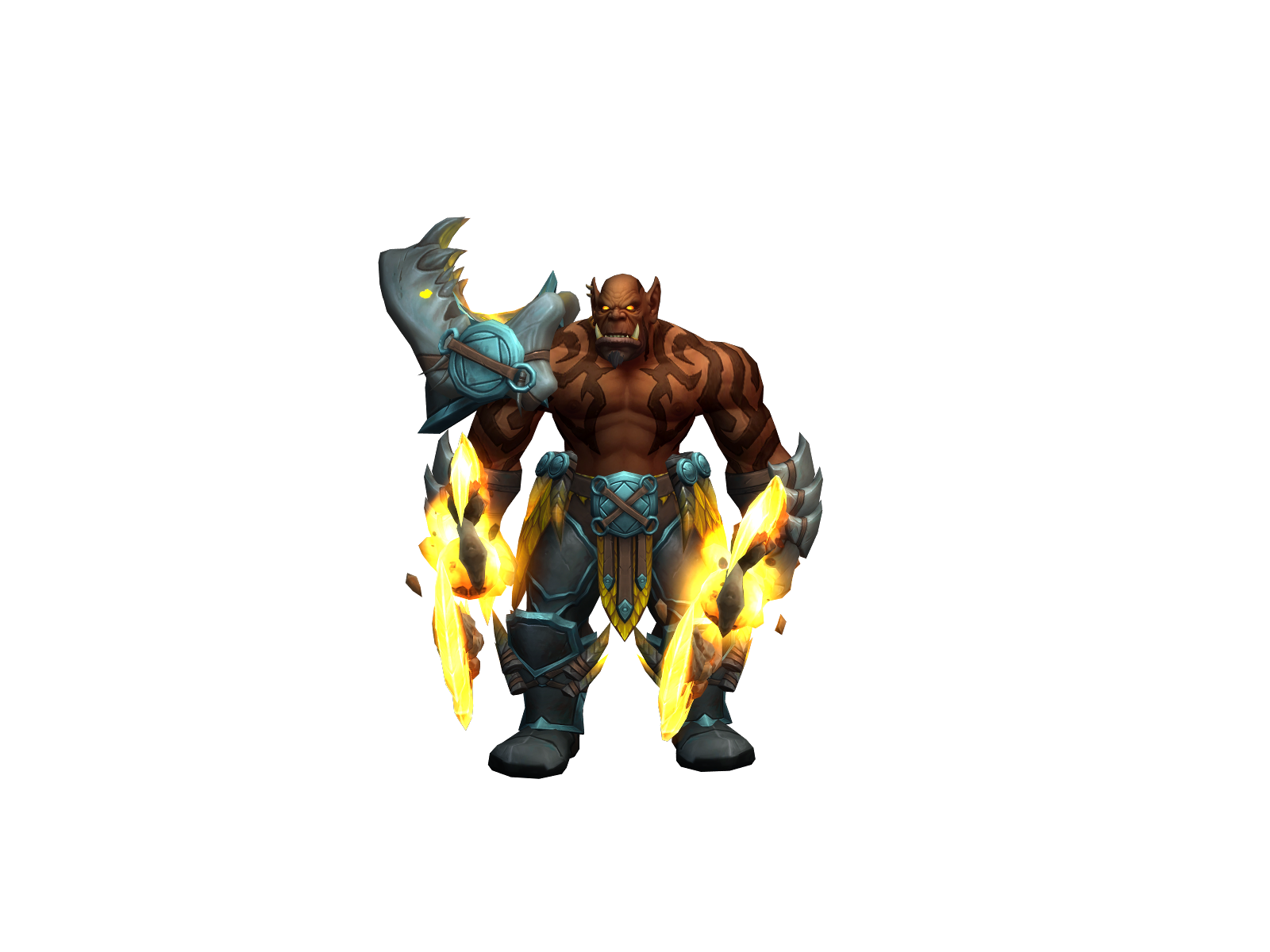 Vorgrun 3D character render