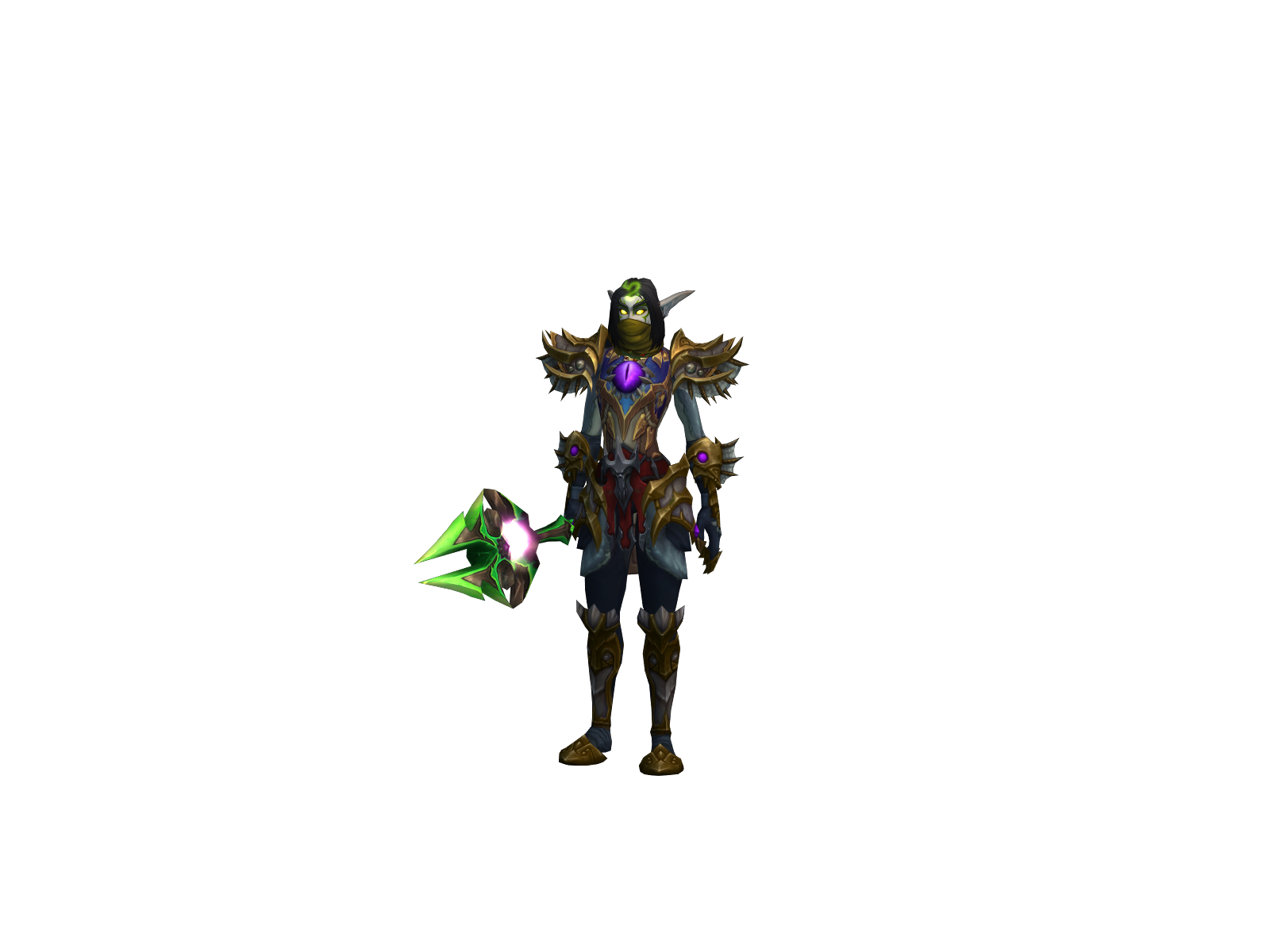 Shuffshuff 3D character render