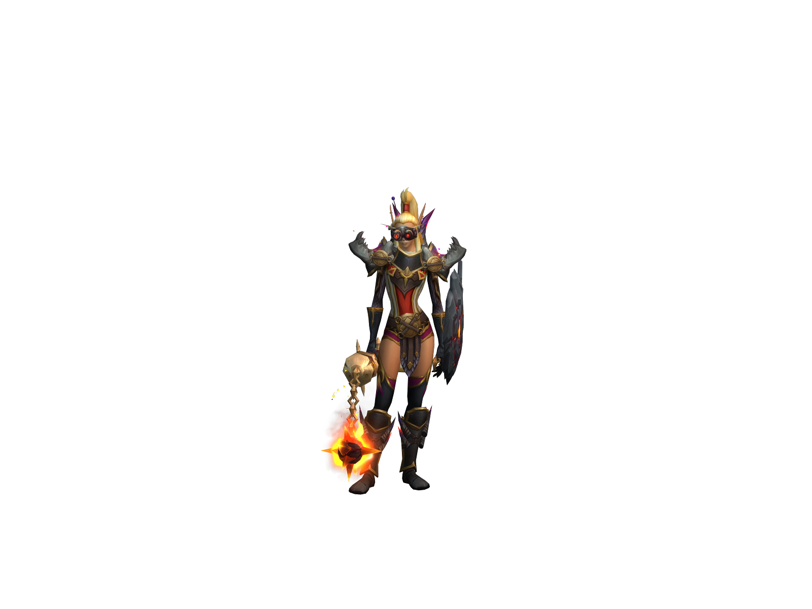 Holyramen 3D character render