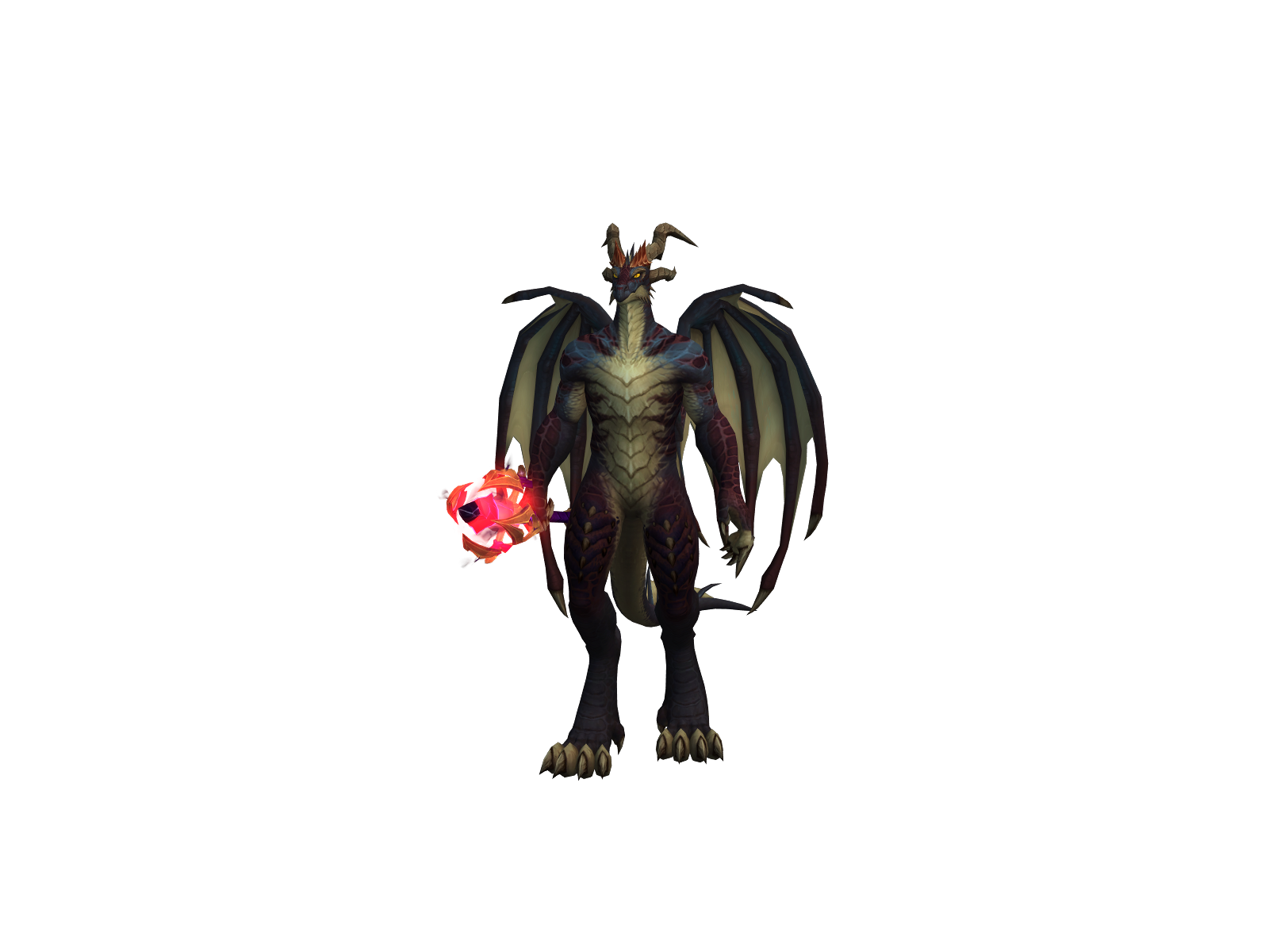 Dracaustic 3D character render