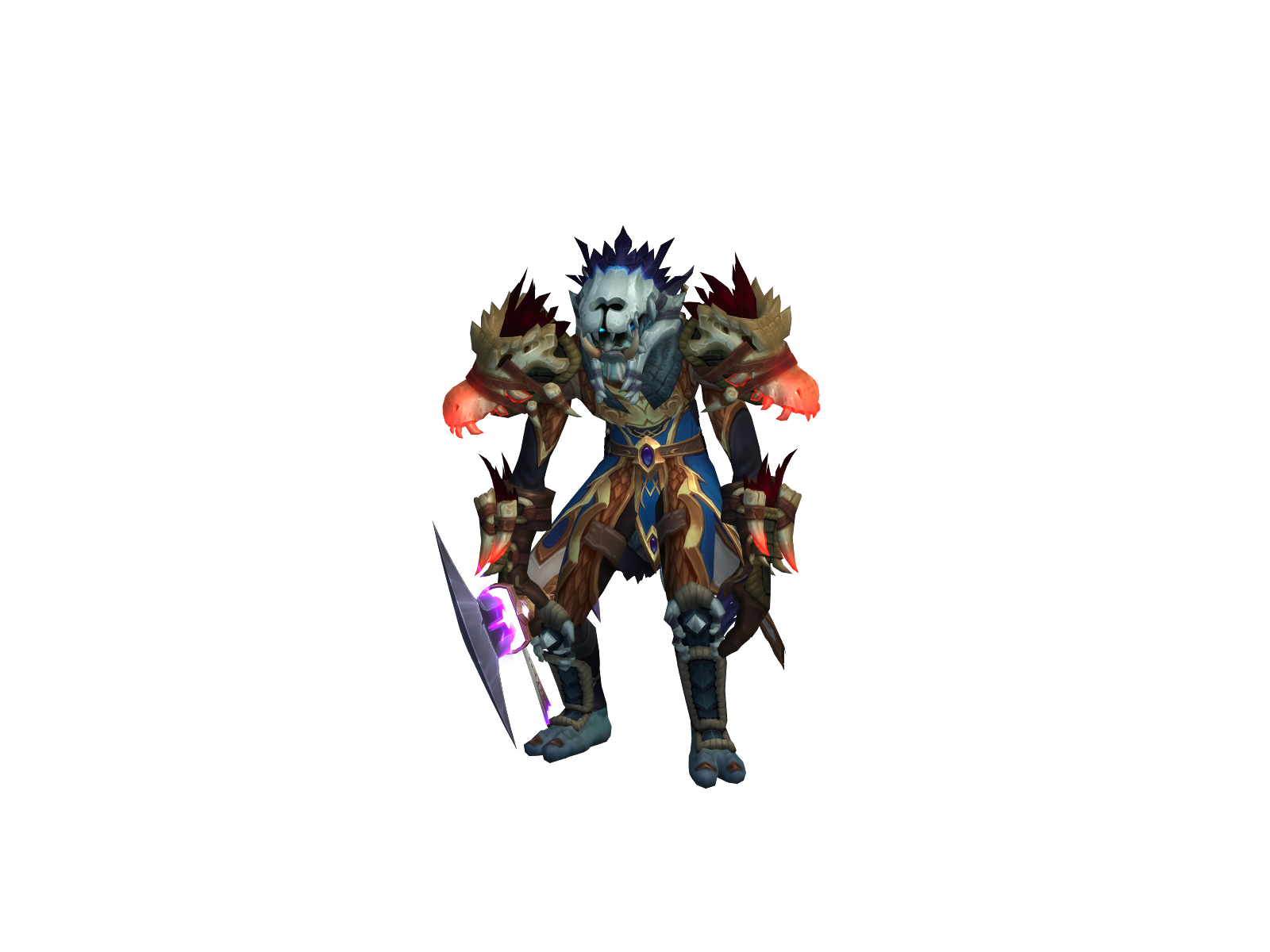 Moespear 3D character render
