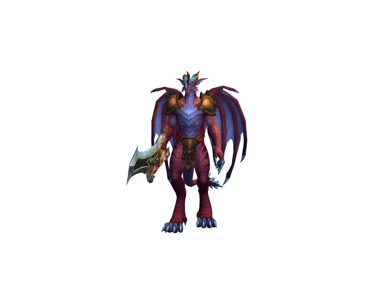 Draloras 3D character render