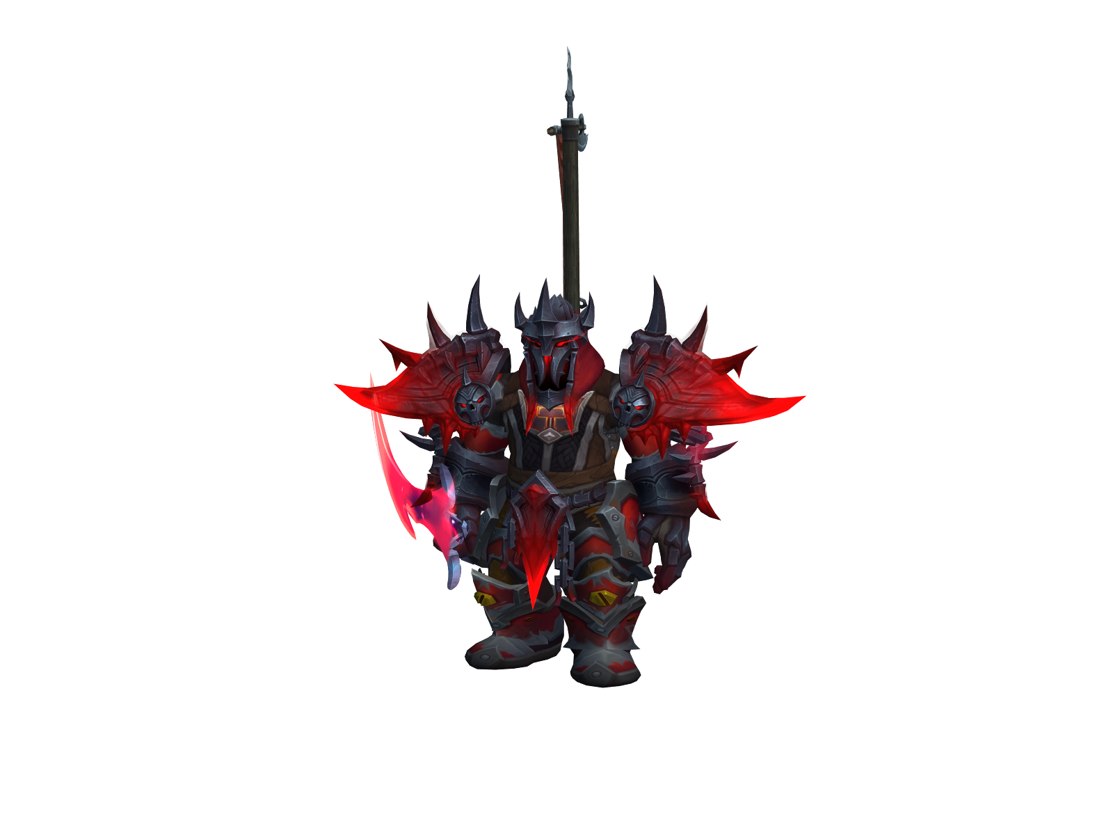 Whereragebar 3D character render