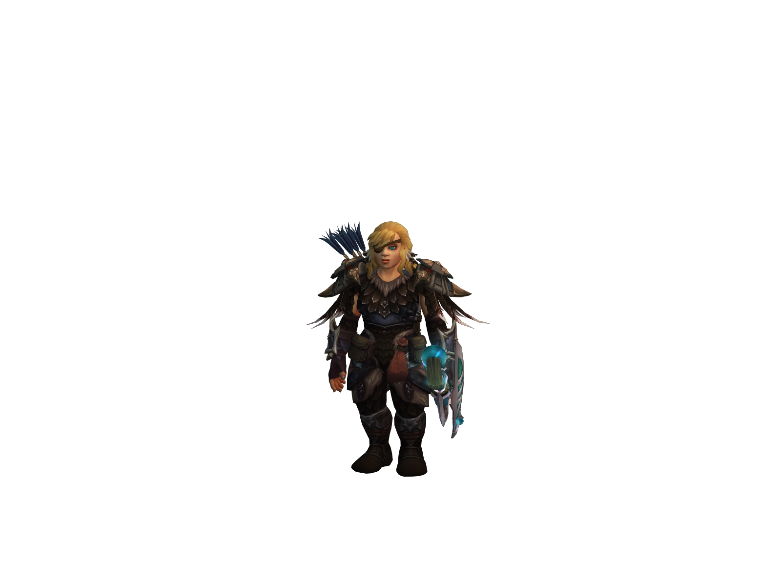 Amorune 3D character render
