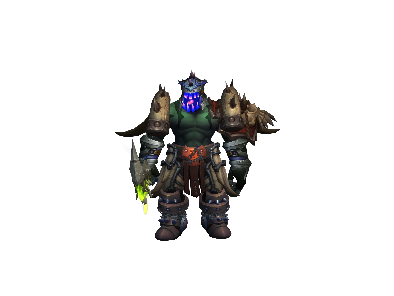 Whitehand 3D character render