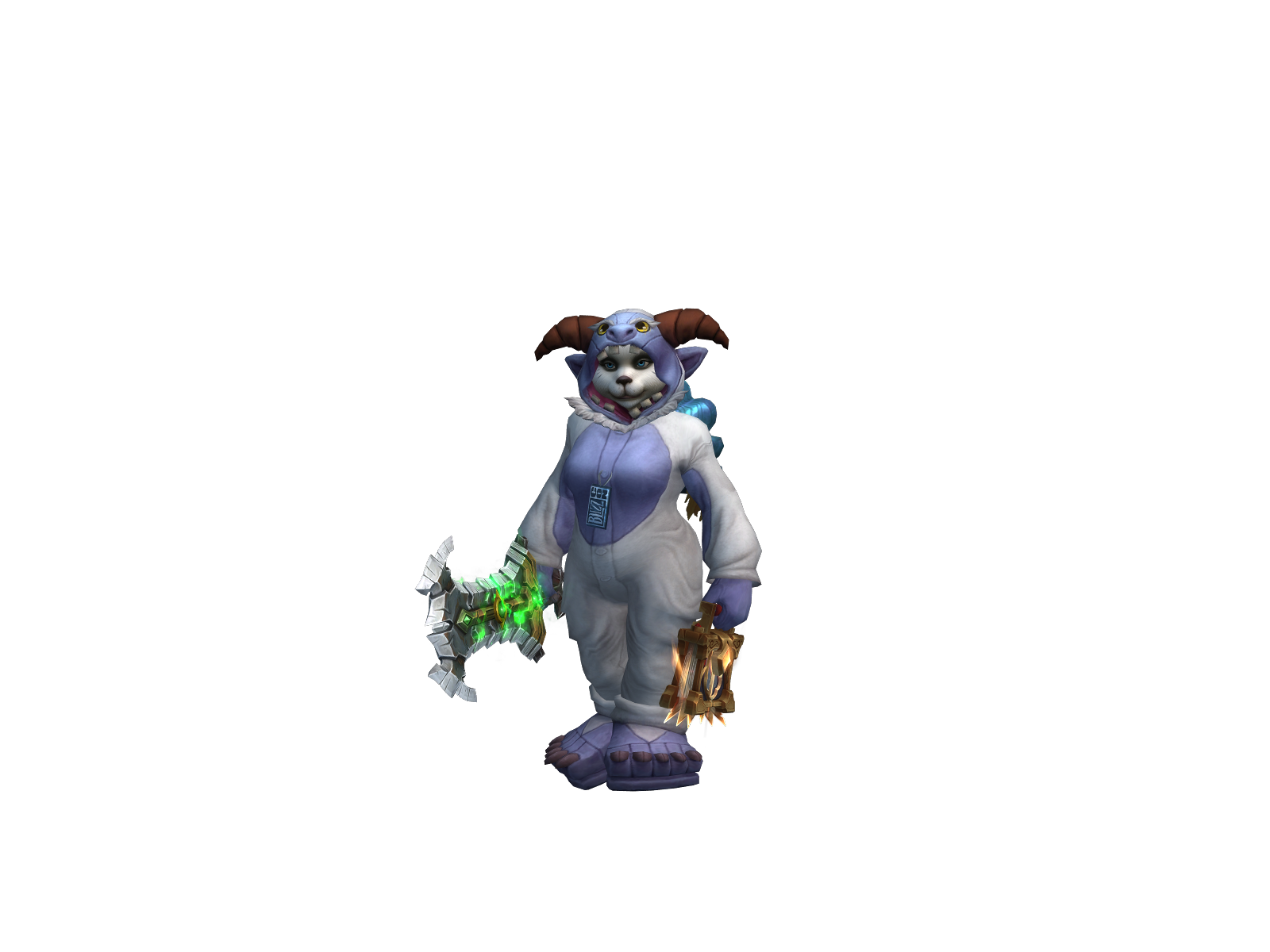 Seaotter 3D character render