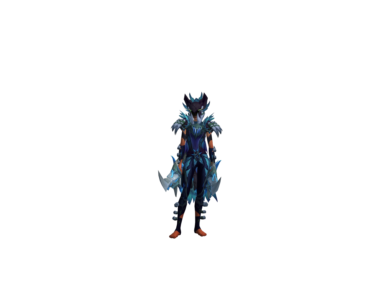 Dhuntz 3D character render