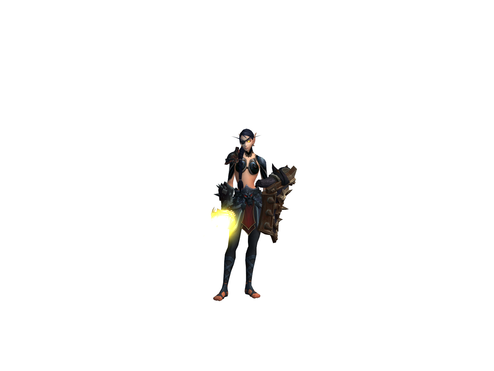 Allidel 3D character render