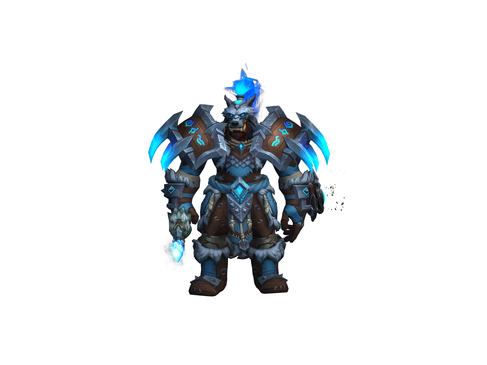 Forcepush 3D character render