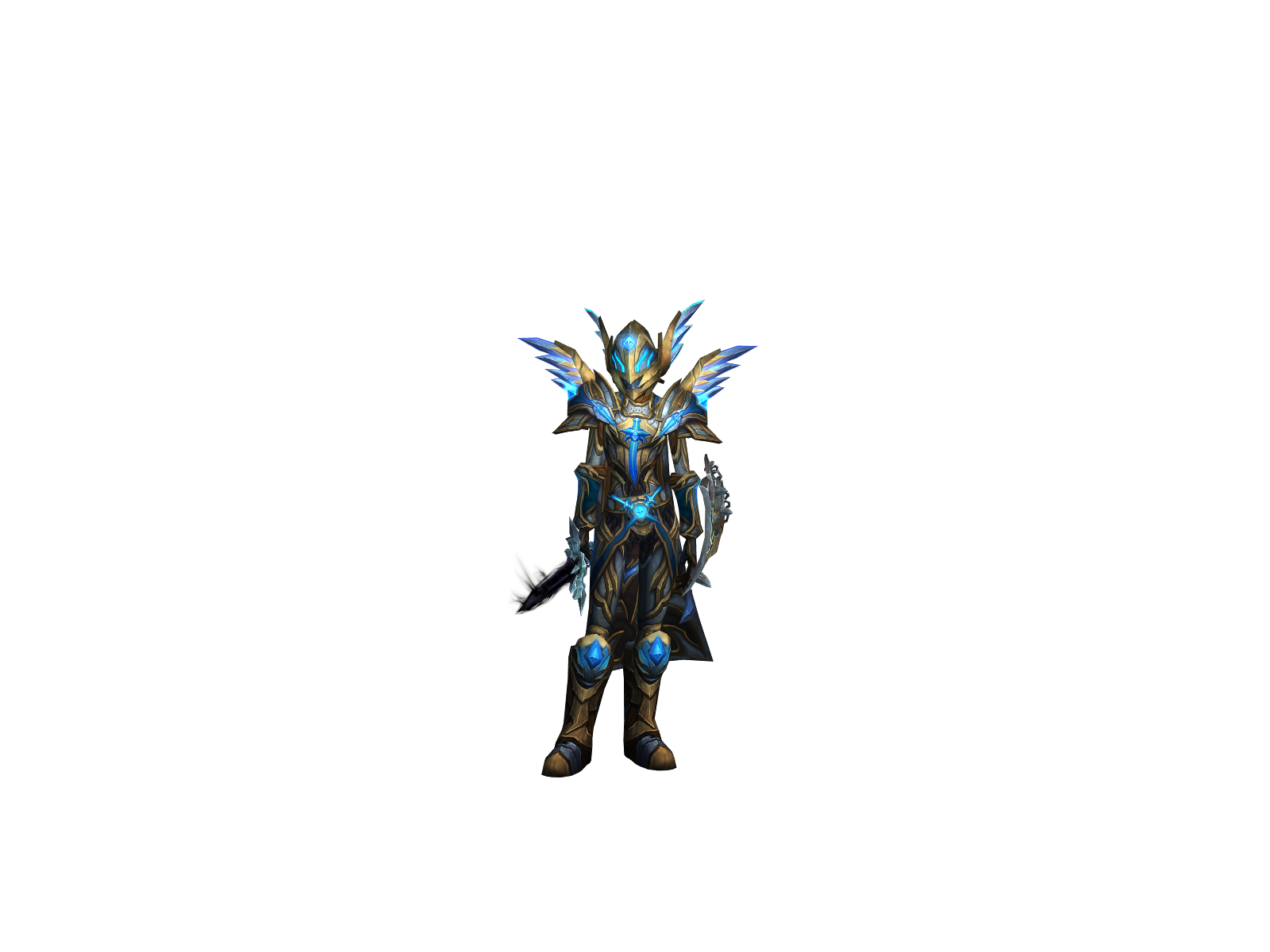 Notkydra 3D character render