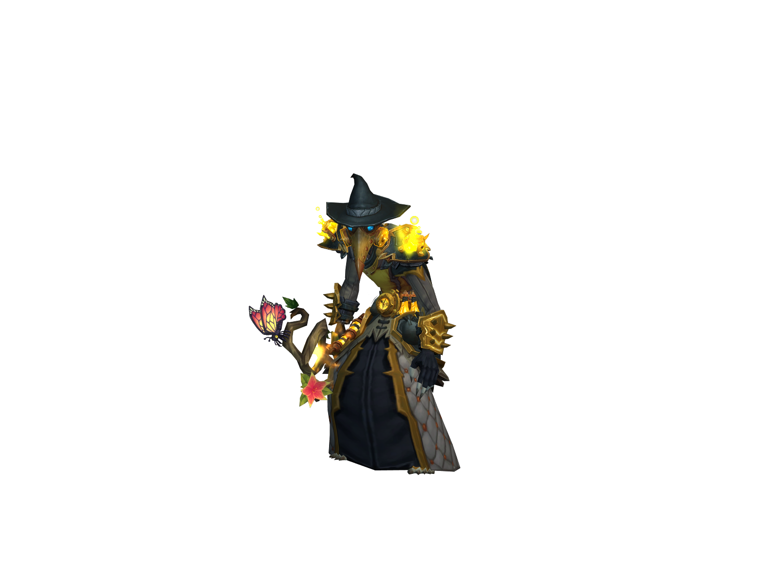 Inhospitable 3D character render