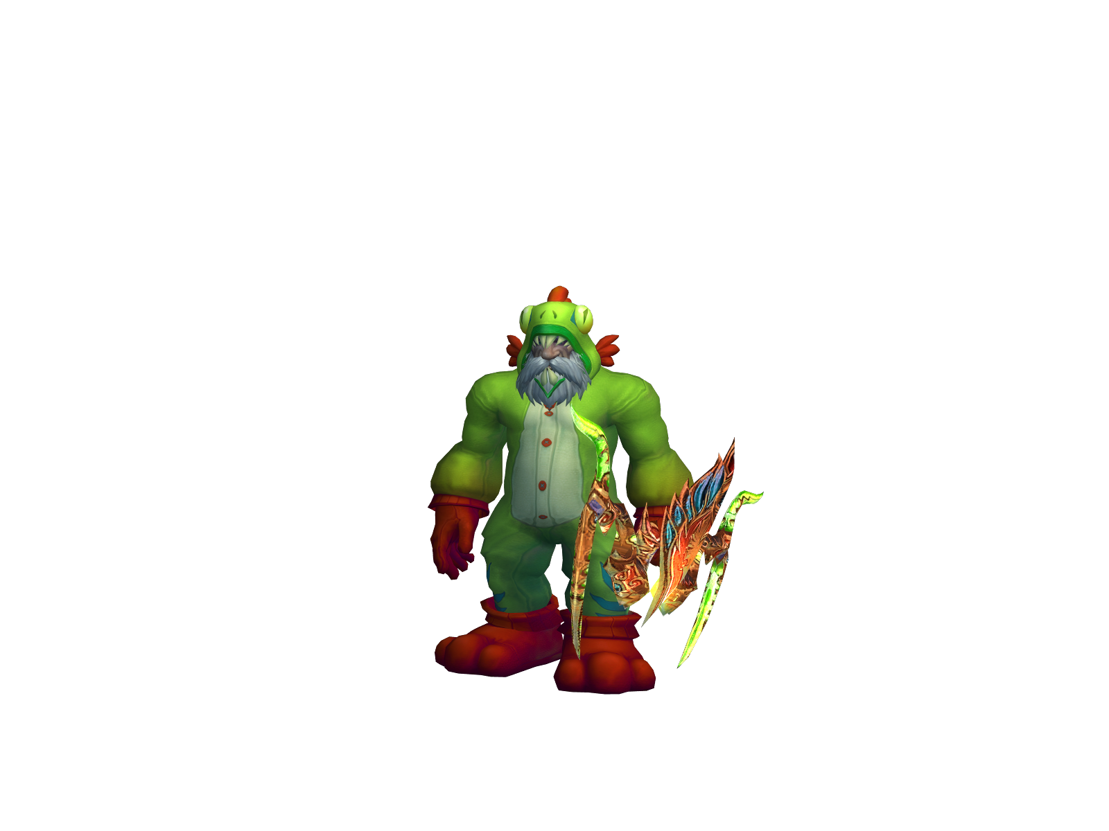 Chamsae 3D character render