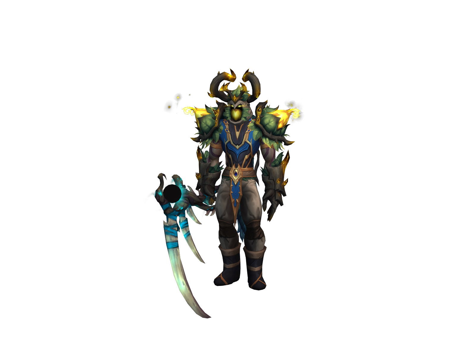 Clawedvandam 3D character render