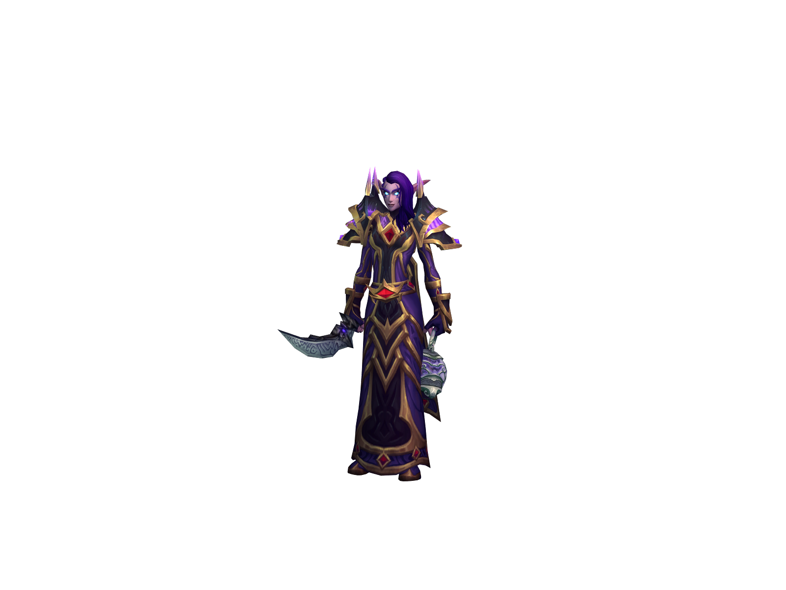 Meldalune 3D character render