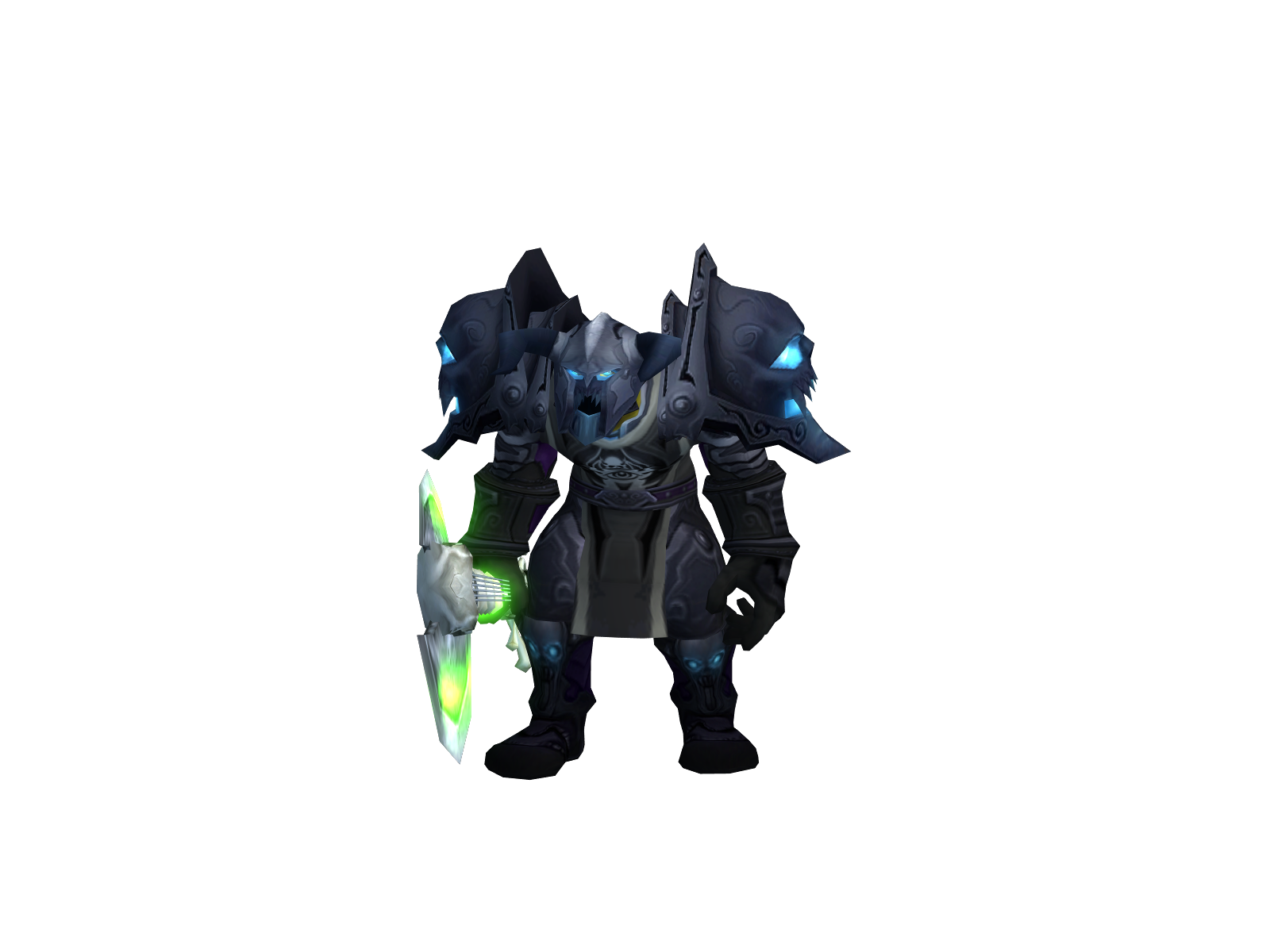 Hollowz 3D character render