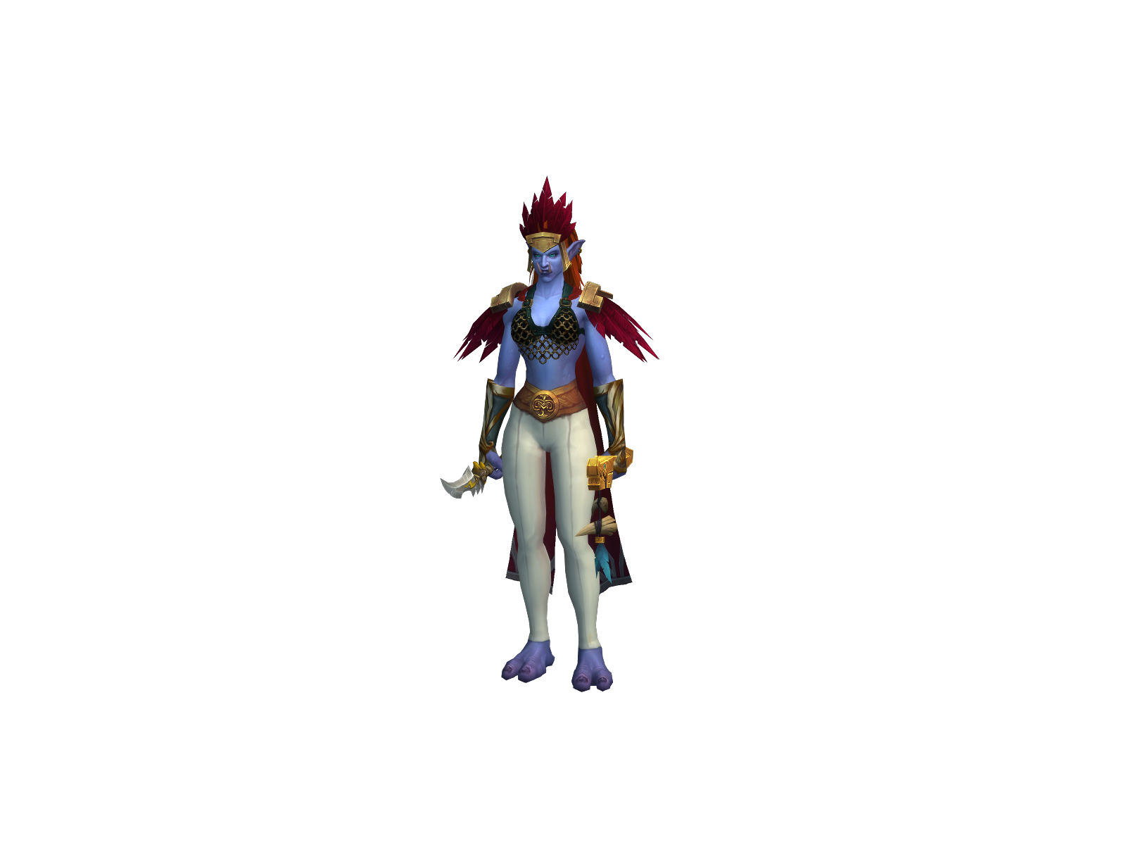 Kiallia 3D character render