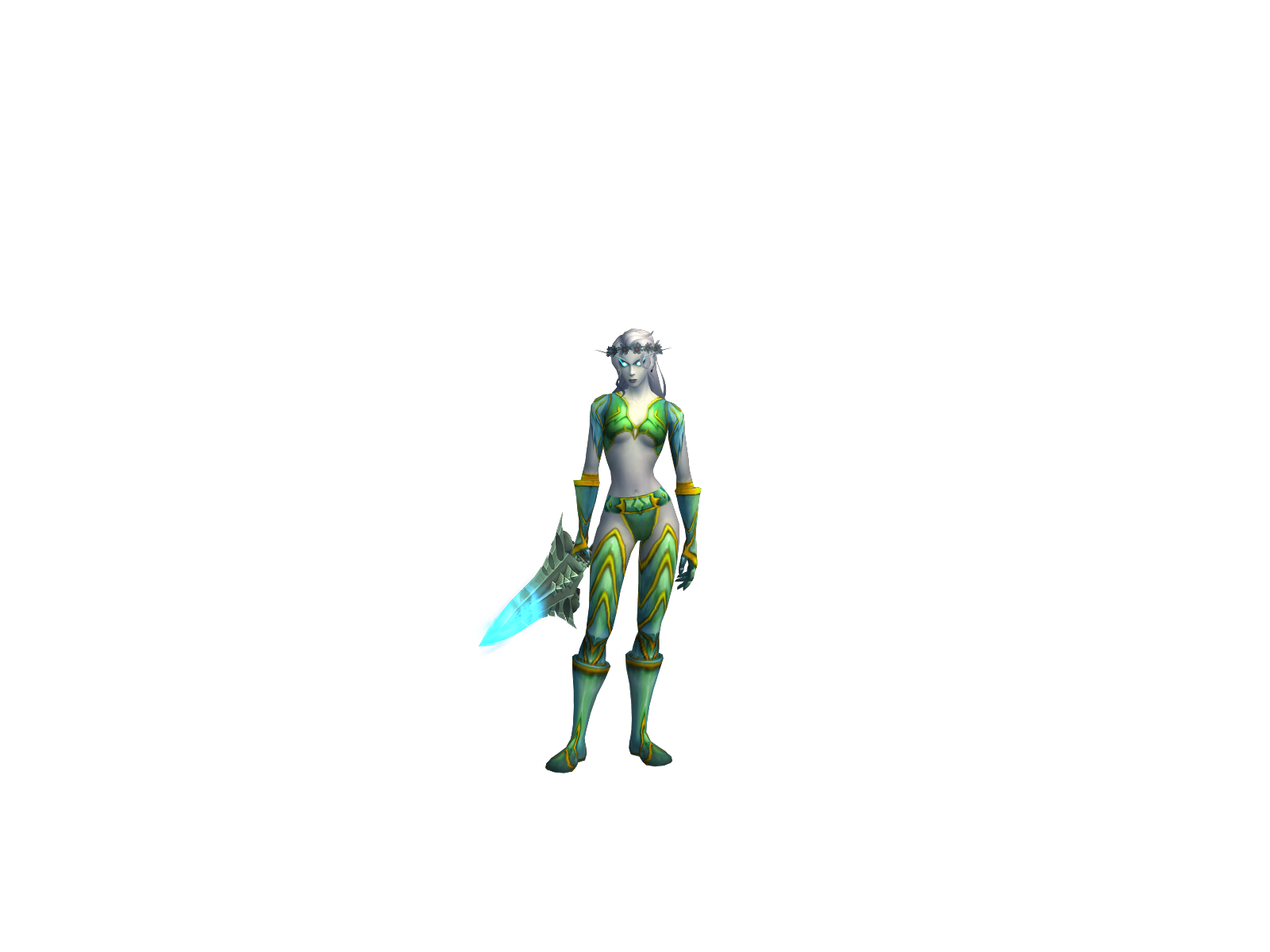 Curuba 3D character render