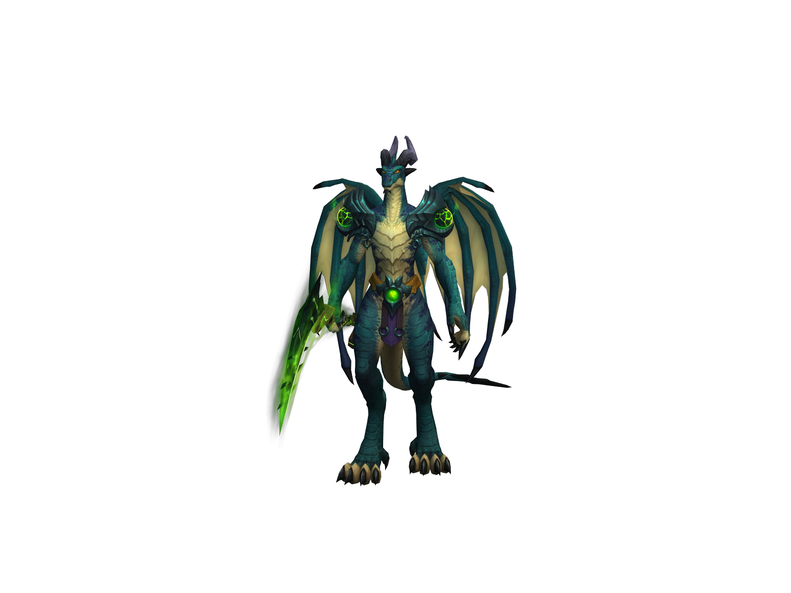 Sophdrac 3D character render