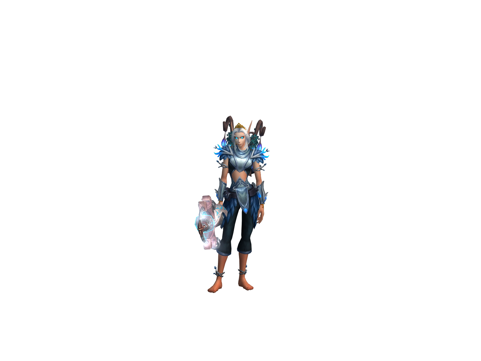 Yutsuki 3D character render
