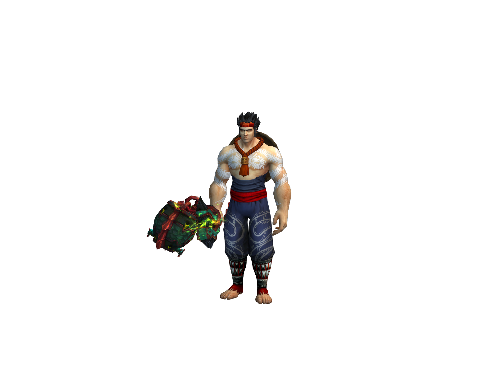 Kongkang 3D character render