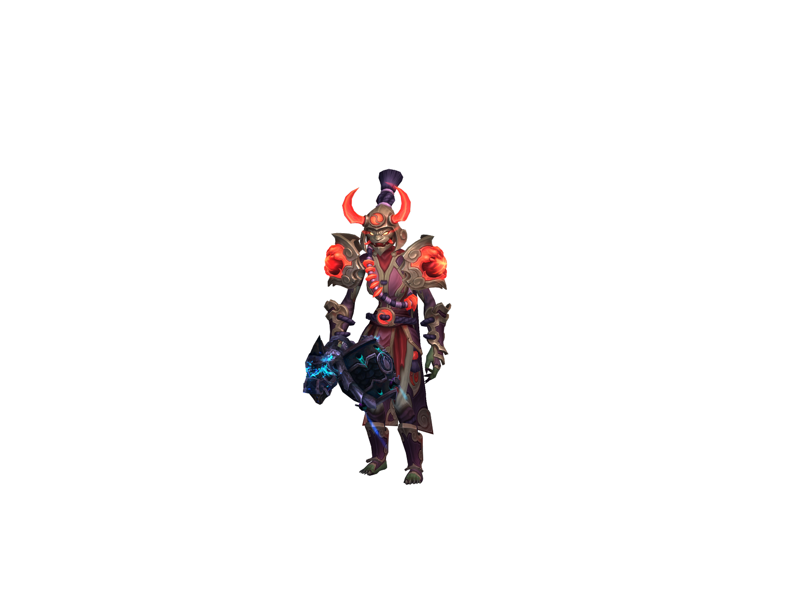 Urglygirl 3D character render