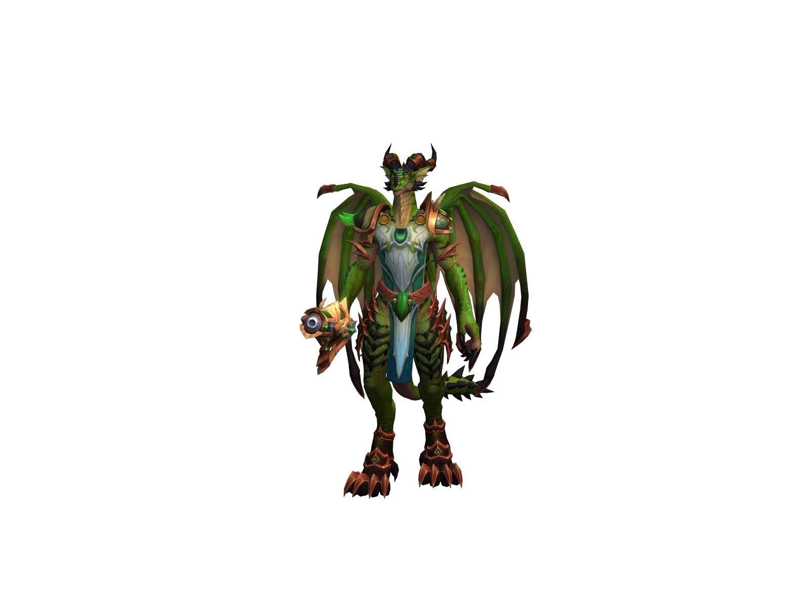 Wyrmclaw 3D character render