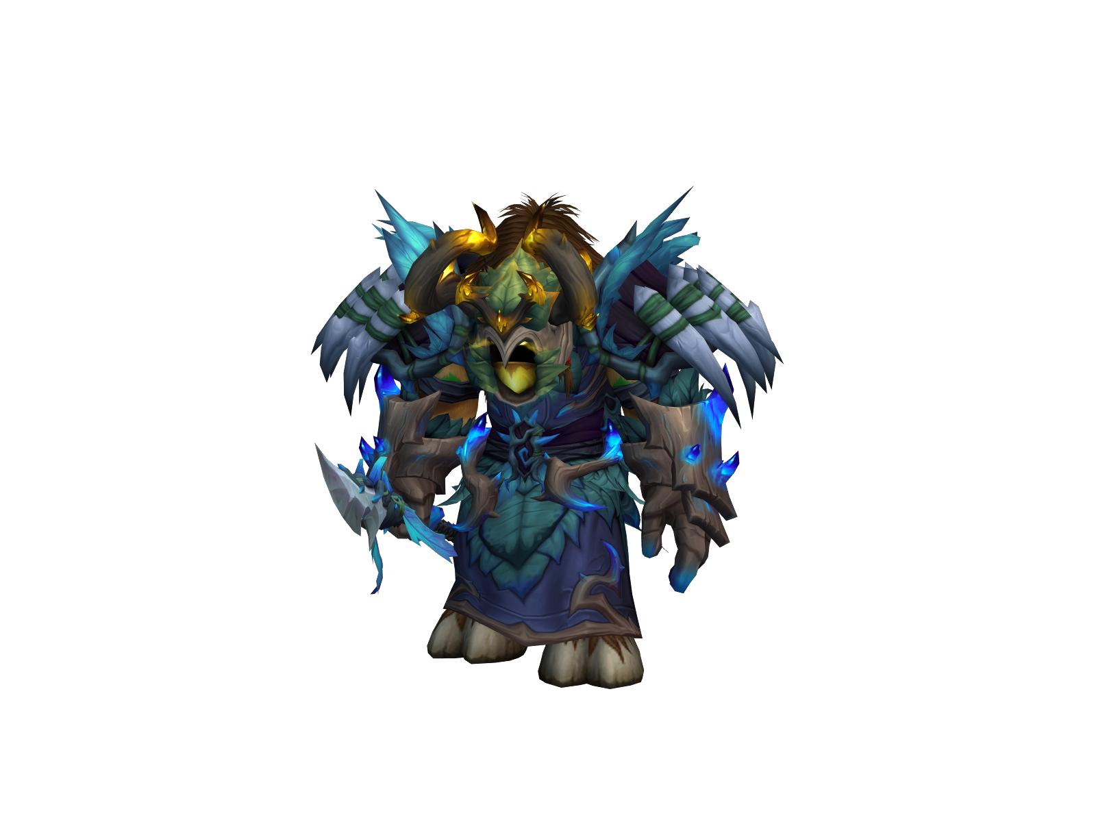 Mahhwahano 3D character render