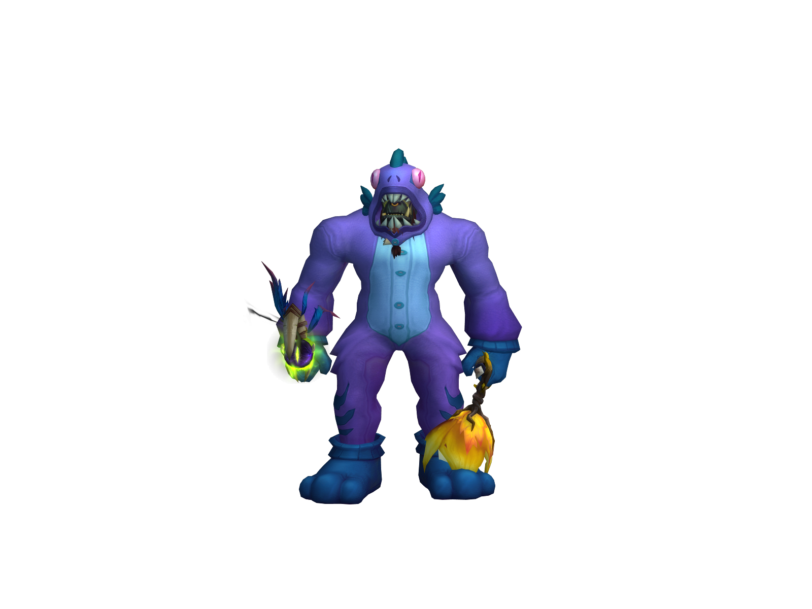 Huliontut character render
