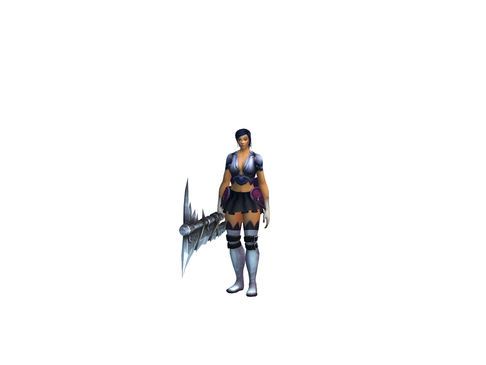 Frostypaly 3D character render
