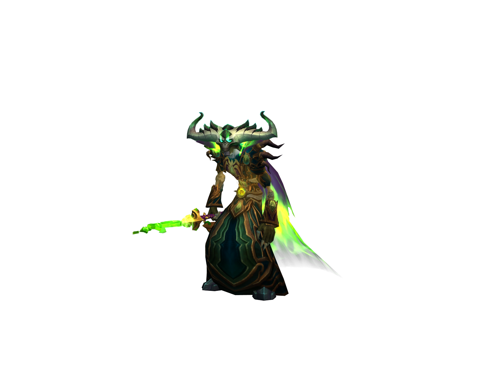 Myrddraal 3D character render
