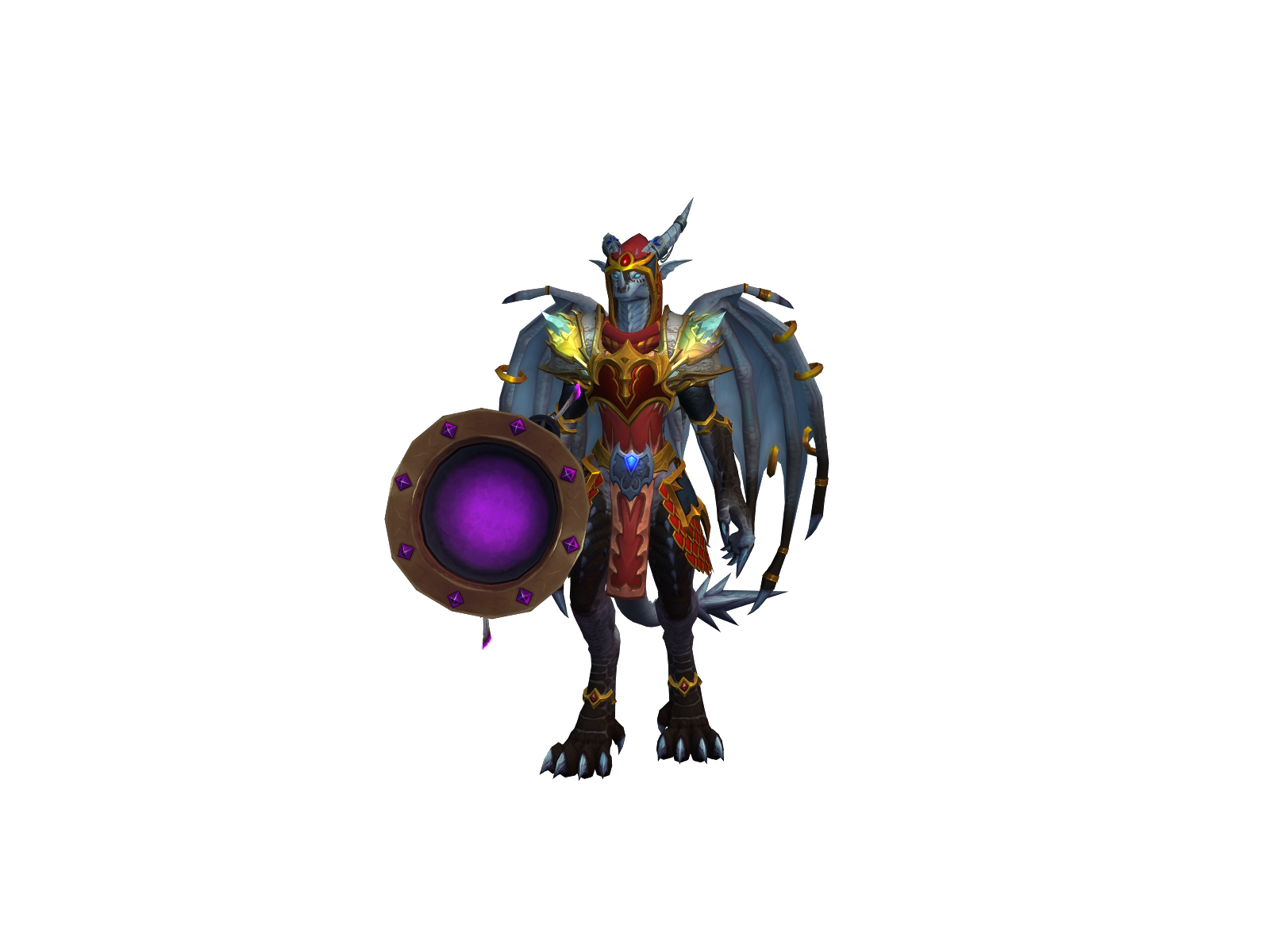Dragondaad 3D character render