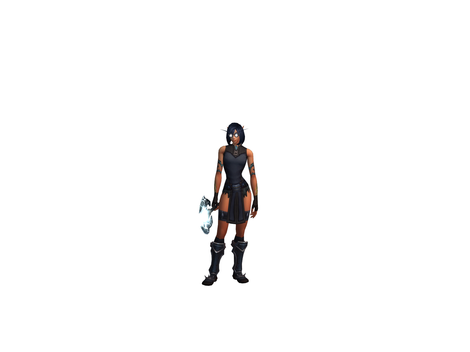 Ilythya 3D character render