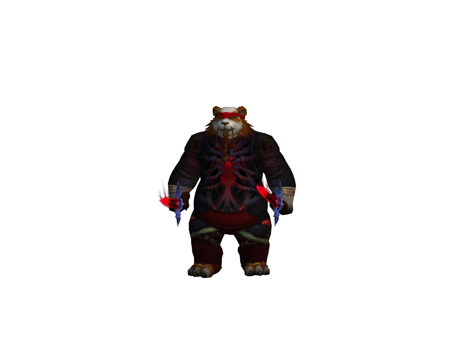 Pändä 3D character render