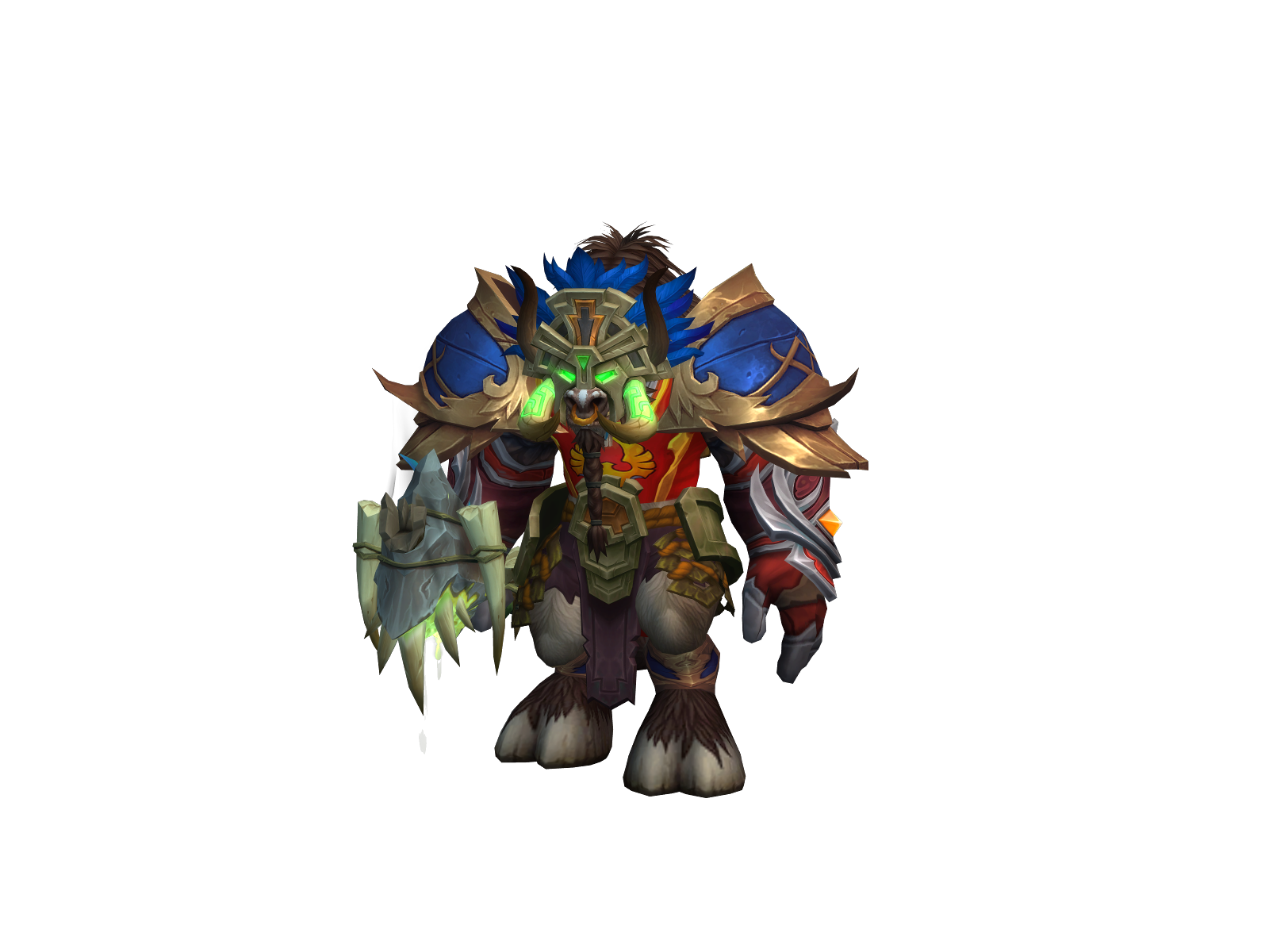 Fuzzpallos 3D character render