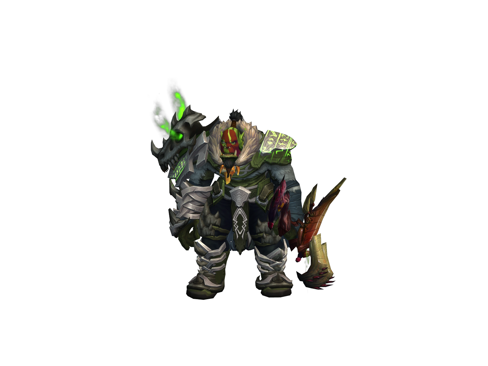 Maidokasa 3D character render