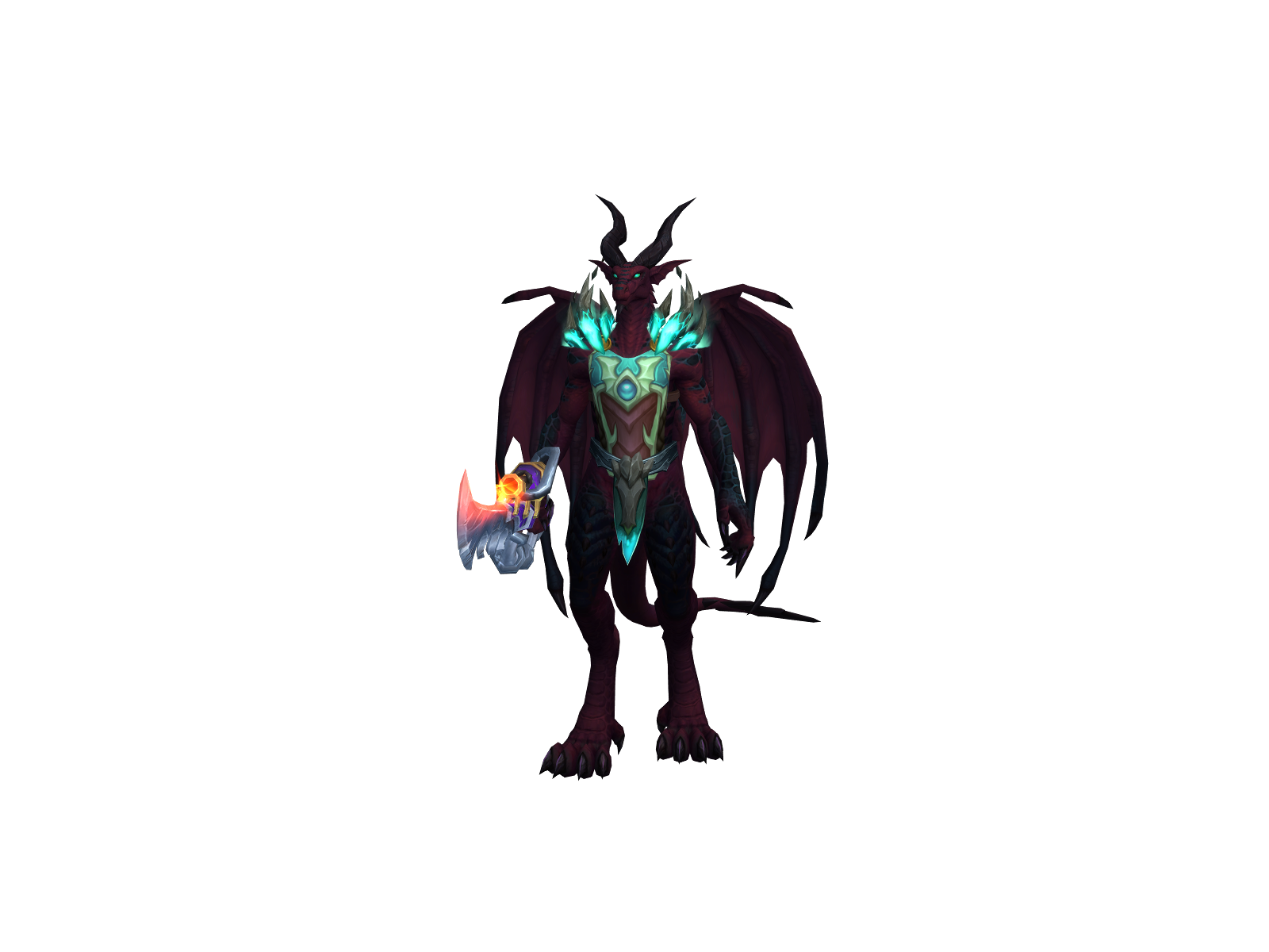 Feralscale 3D character render