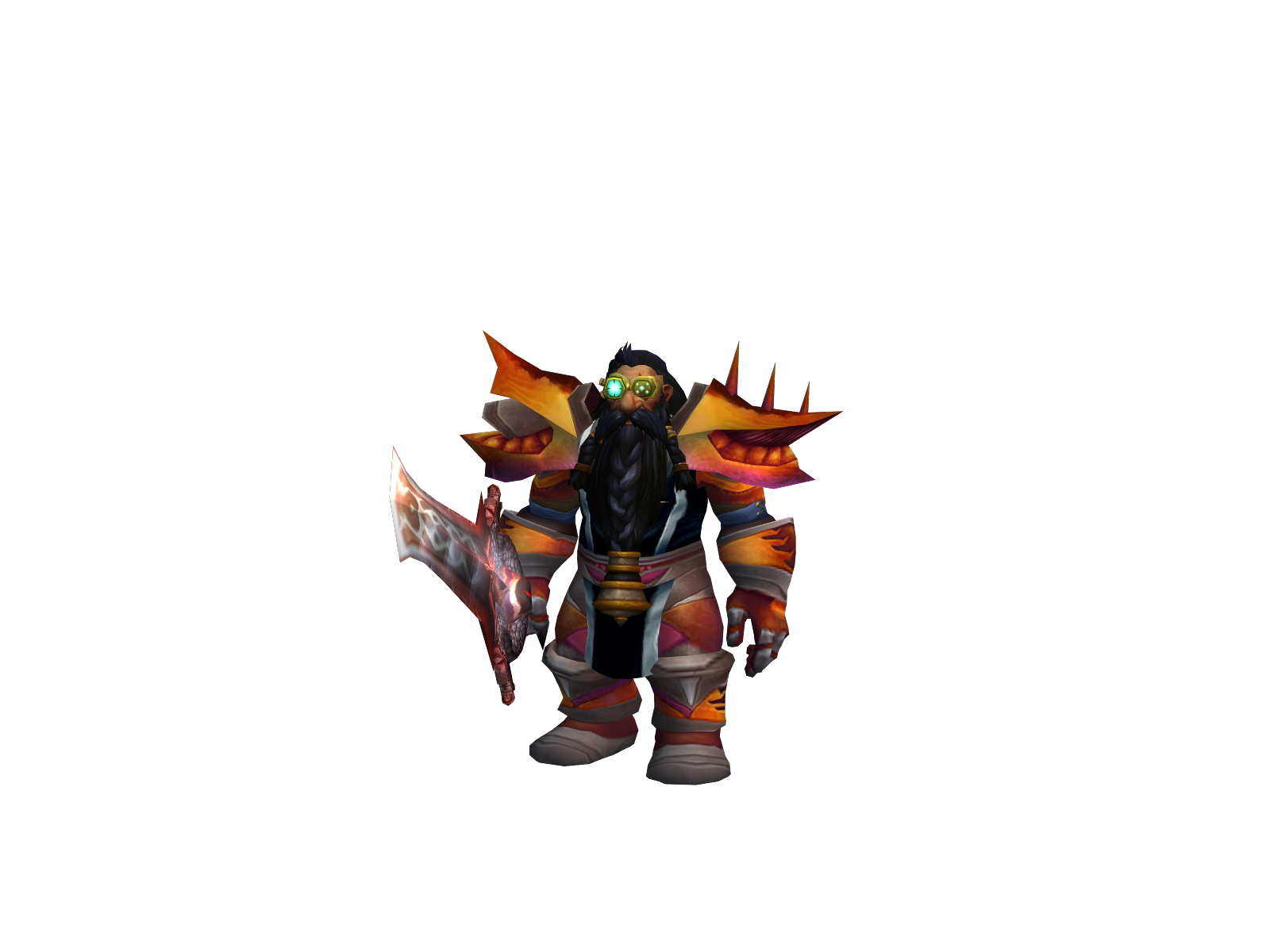 Snort 3D character render