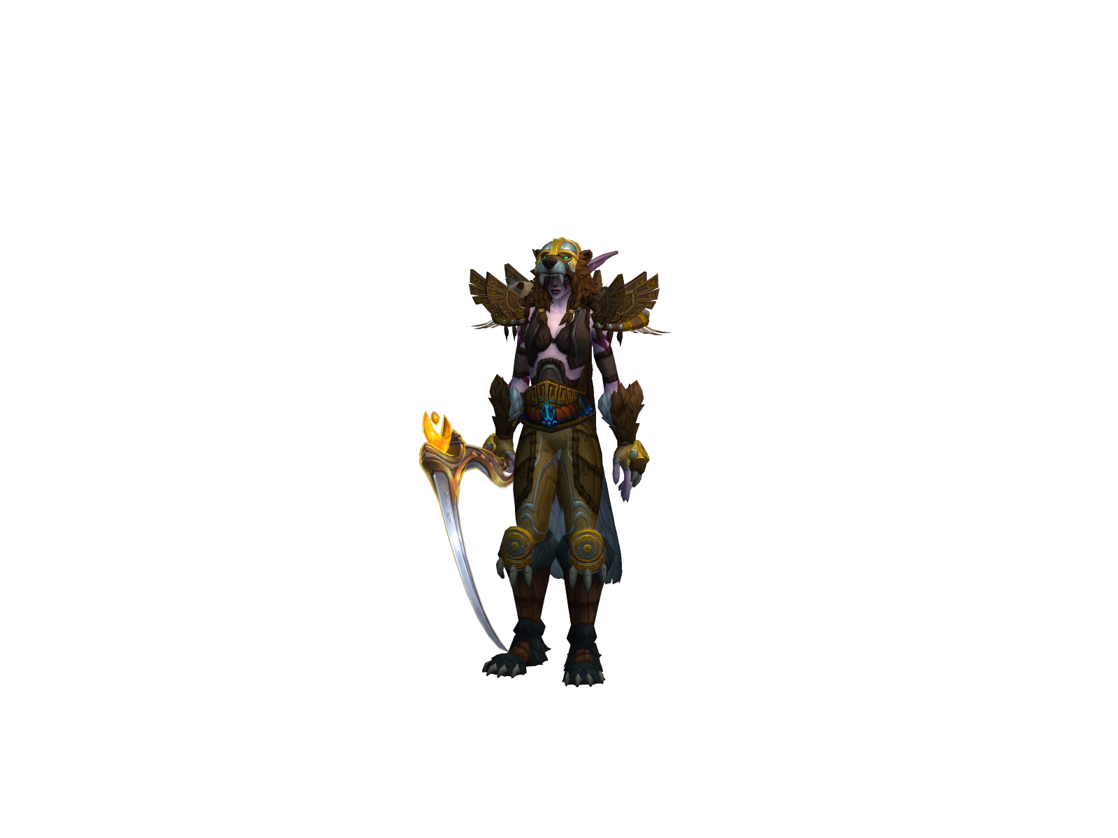 Pinkrawr 3D character render