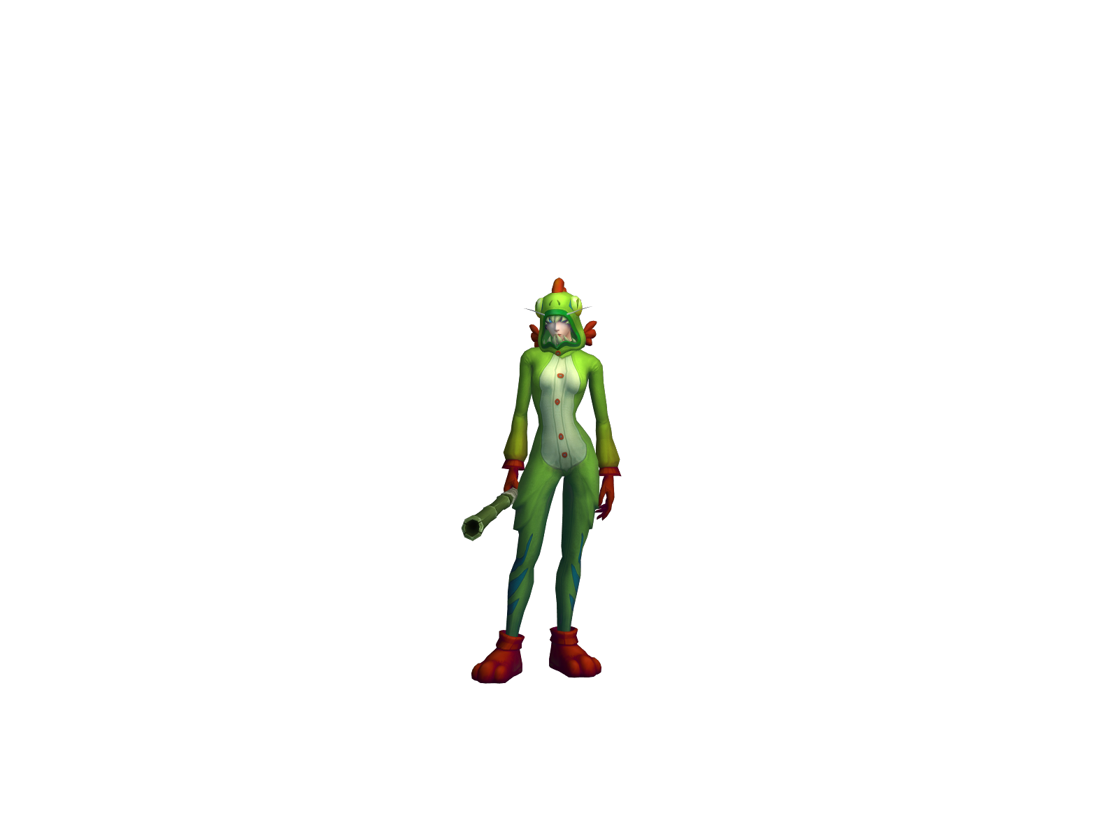 Genki 3D character render