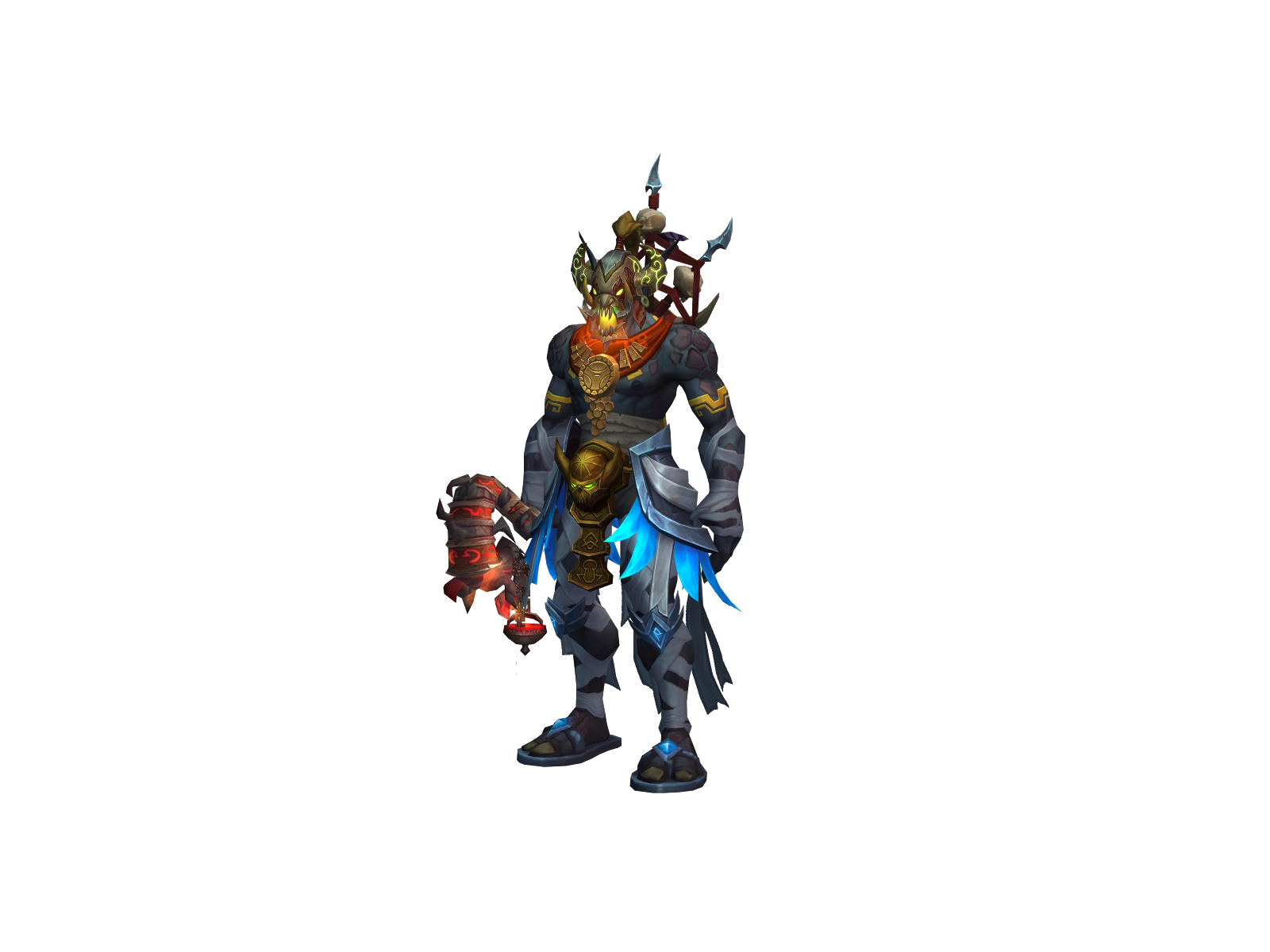 Nyxar 3D character render