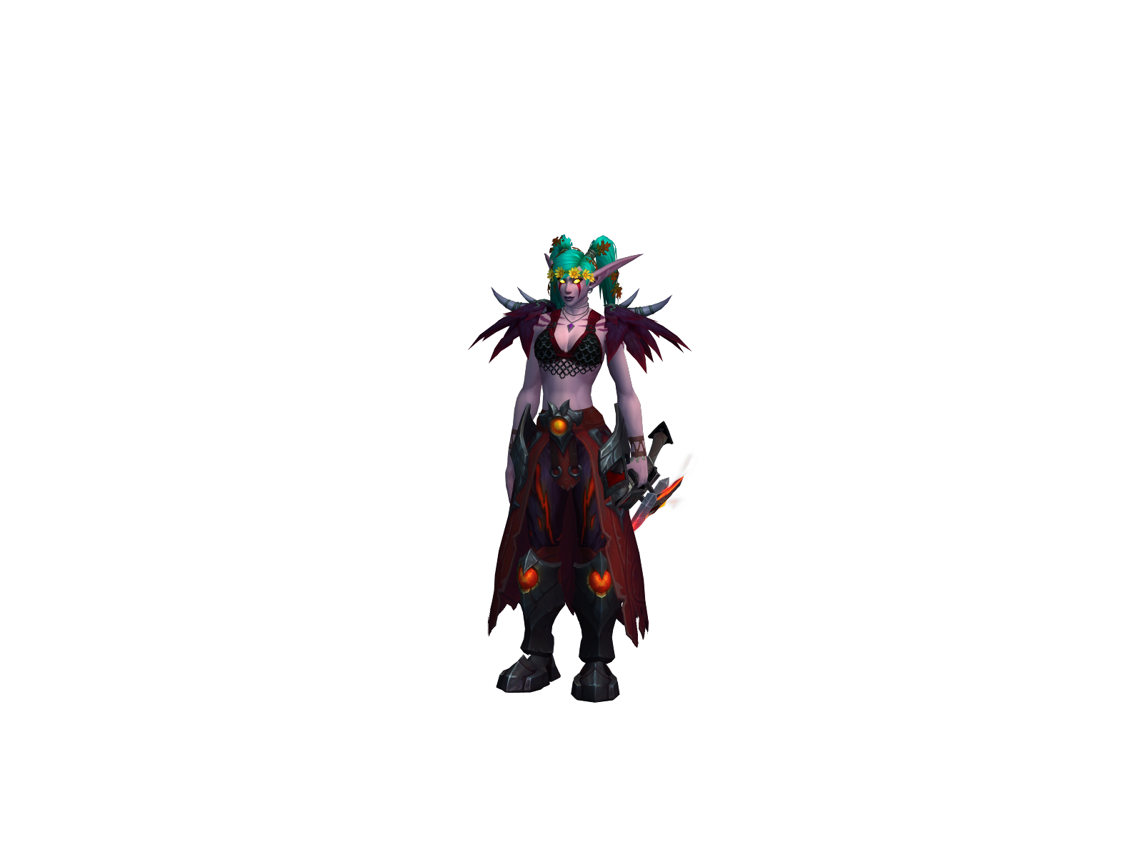Nips 3D character render