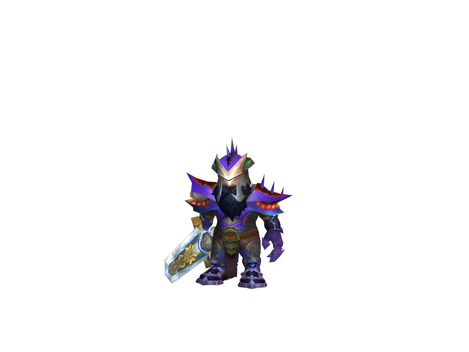 Crusafix 3D character render