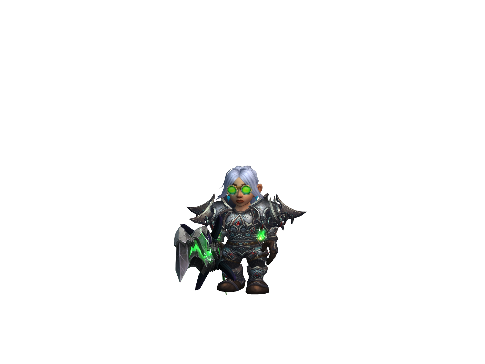 Tilt 3D character render