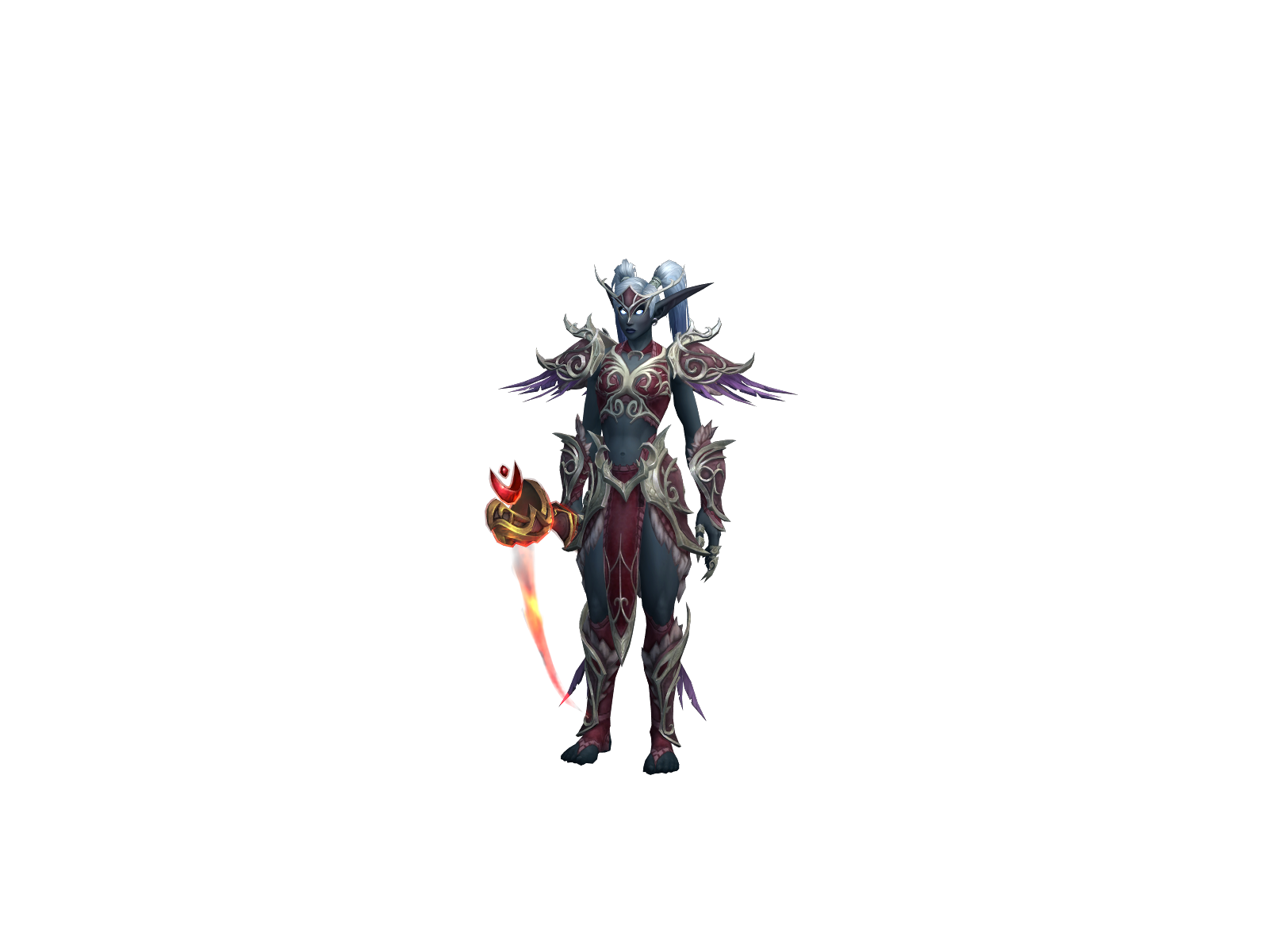 Solaeir 3D character render